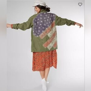 Spruce Military Jacket Free People size S